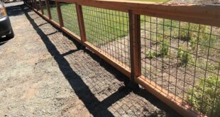 wood and wire fence ideas