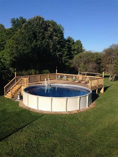 Creative and Functional Round Pool Deck
Designs