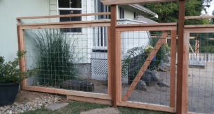 wood and wire fence ideas