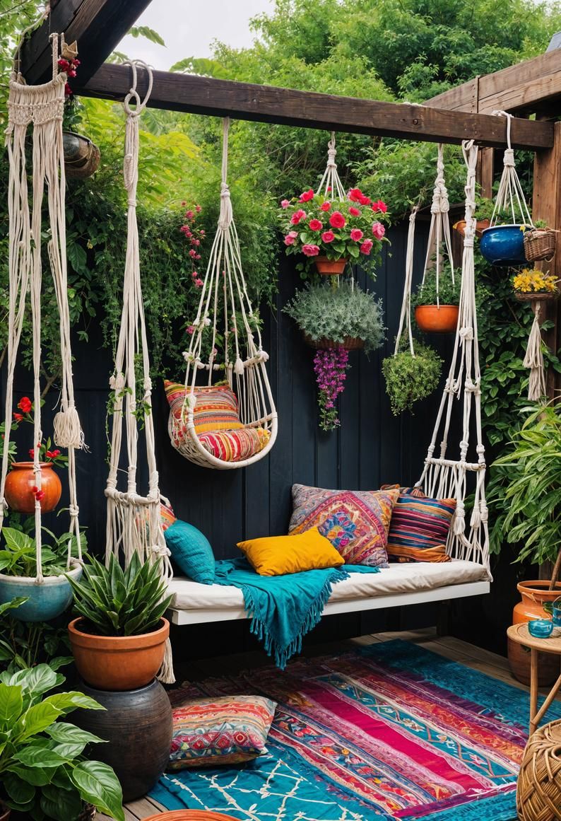 Creative and Eclectic Garden Design Ideas: Embrace the Boho Aesthetic in Your Outdoor Space