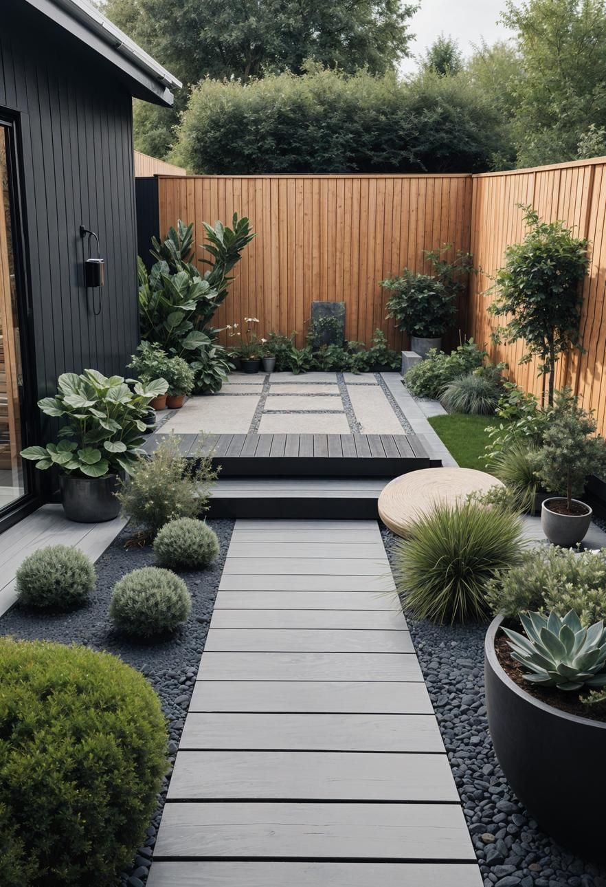 Creative and Inspiring Designs for Compact Garden Courtyards