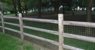 wood and wire fence ideas