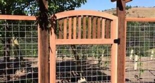 wood and wire fence ideas