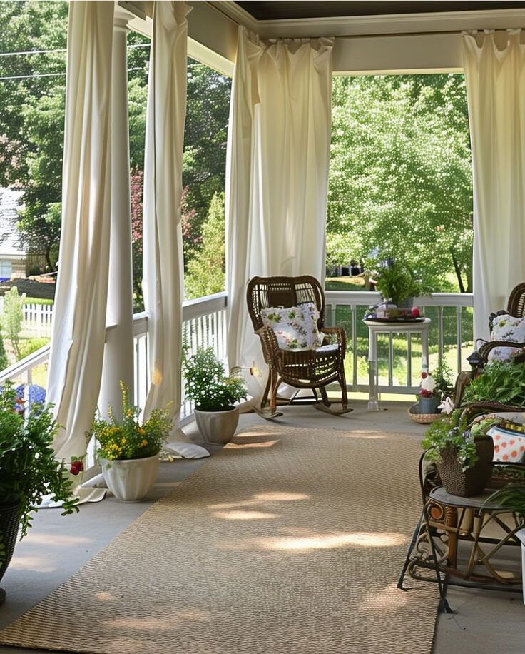 Creative and Welcoming Front Porch Design Ideas for a Spacious Outdoor Retreat