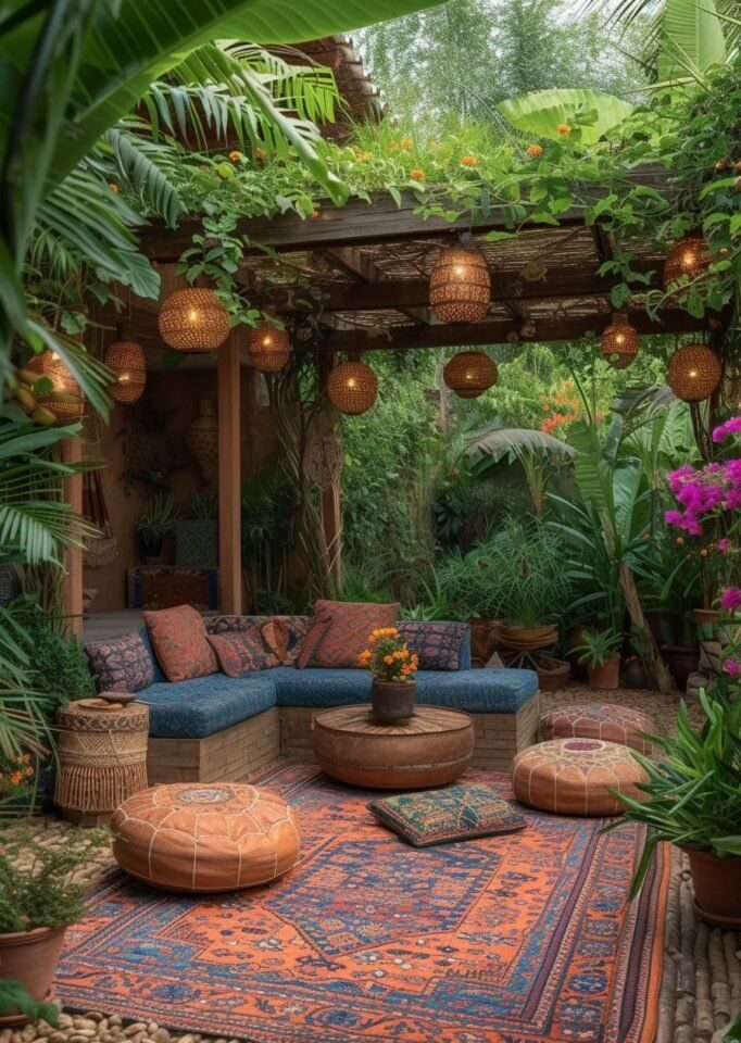 Creative and Whimsical Garden Ideas with a Bohemian Twist