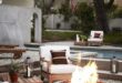 patio ideas with fireplace