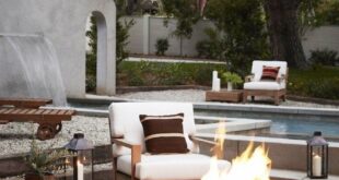 patio ideas with fireplace