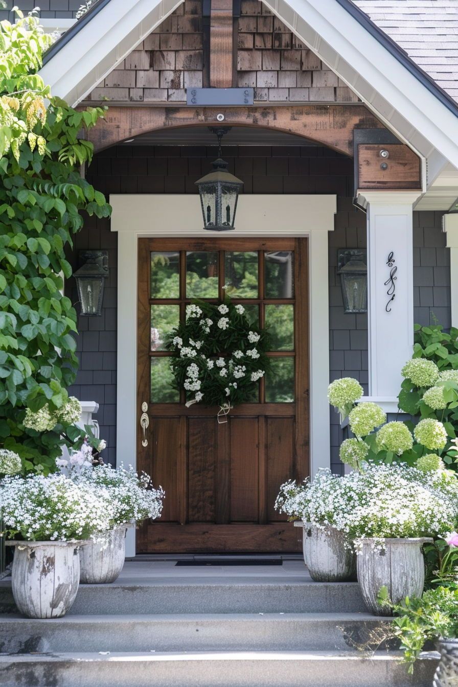 Creative ways to maximize space on a front porch