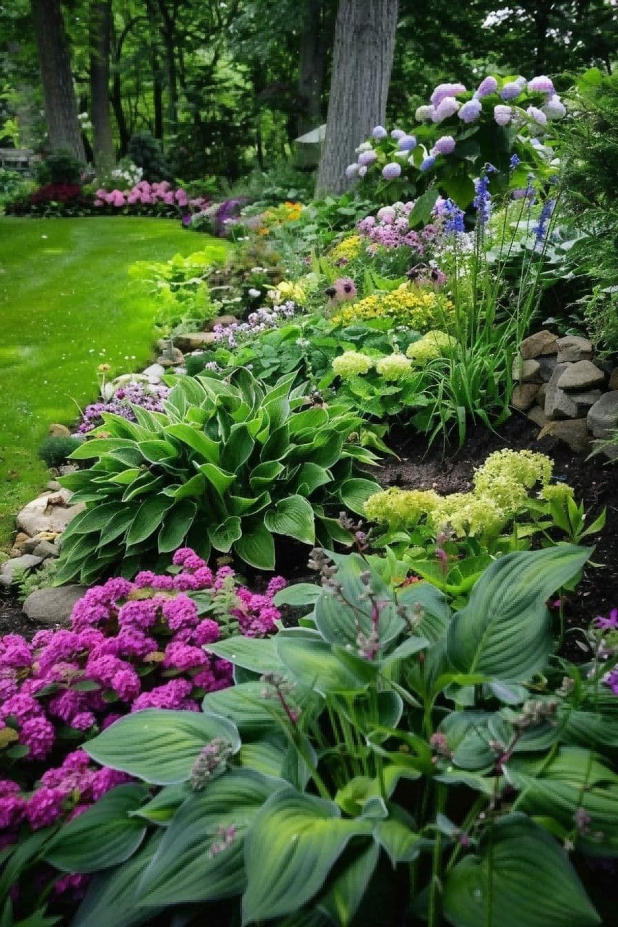 Delightful Flower Garden Designs for the Front of Your Home