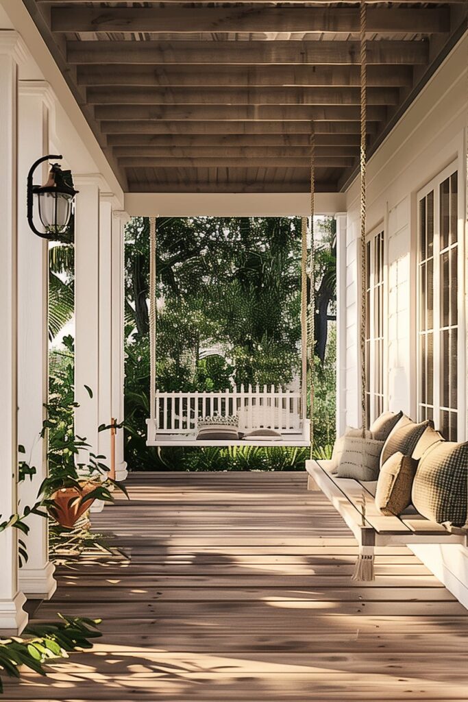 long front porch ideas