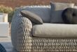 rattan garden sofa