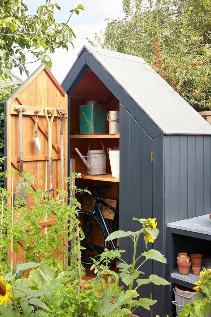 wooden garden sheds