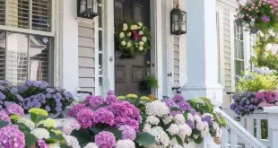 spring porch decor