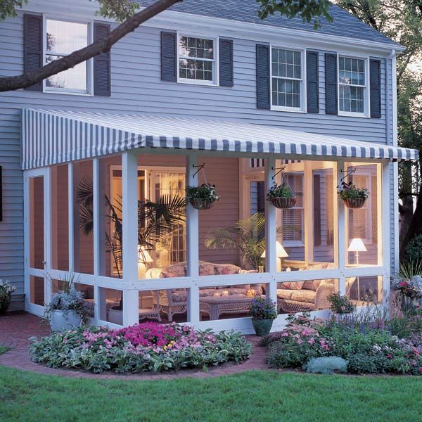 Easy and Elegant Screened-In Porch Design