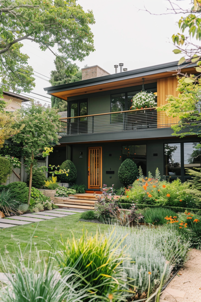 low maintenance landscaping front yard