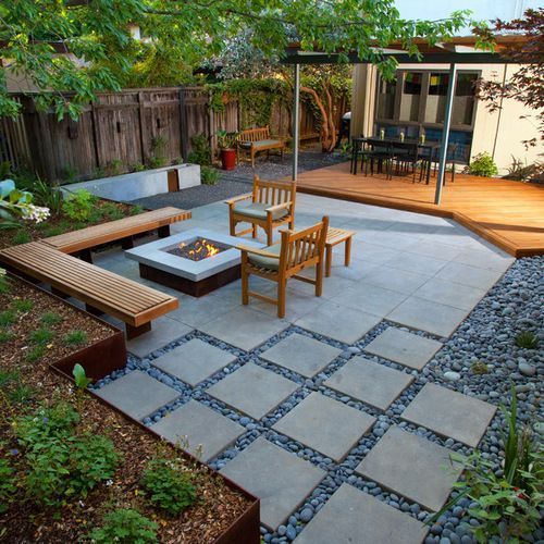 backyard ideas low maintenance