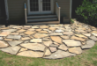 flagstone patio design