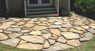 flagstone patio design