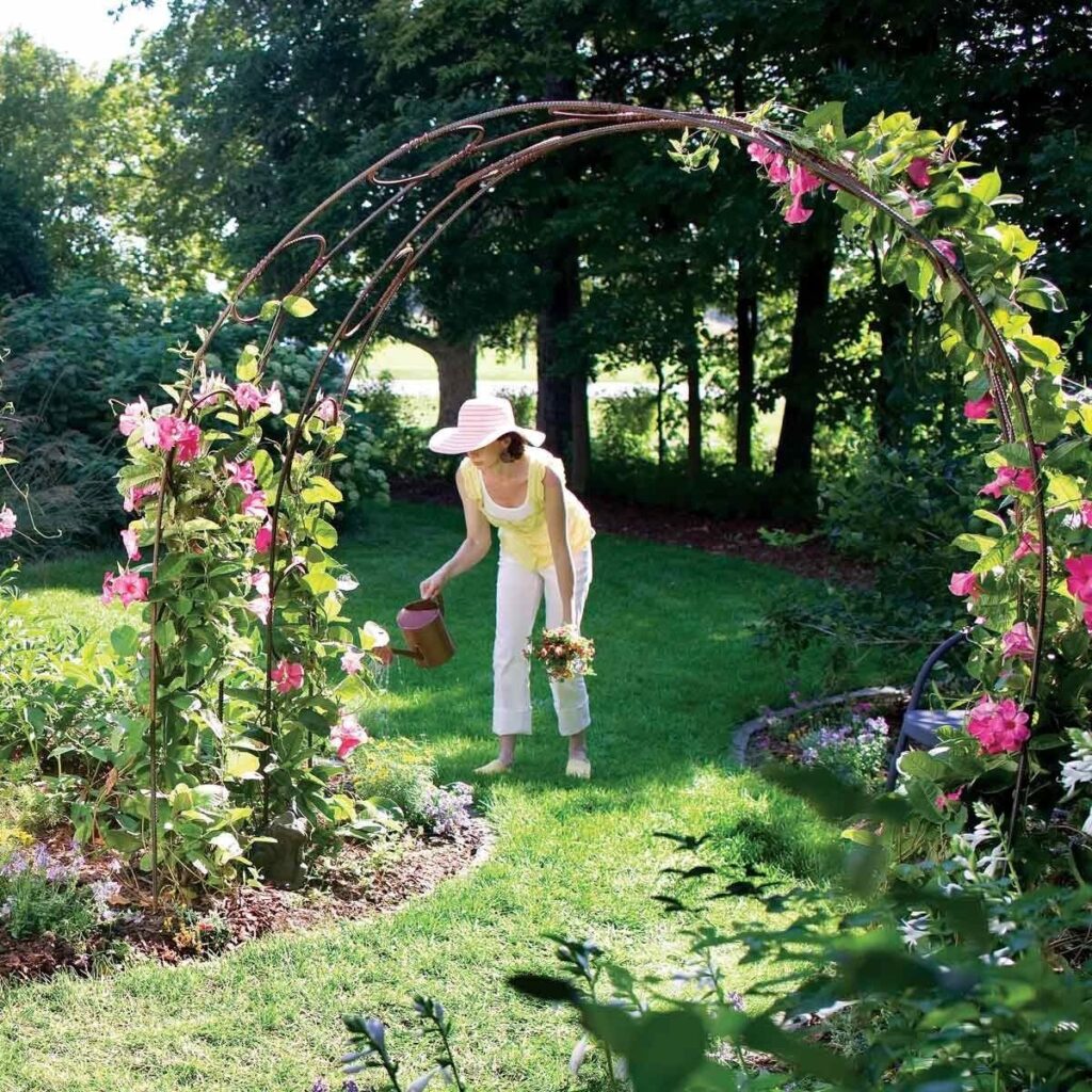 metal garden arches