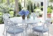 white outdoor furniture