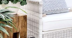 white wicker patio furniture