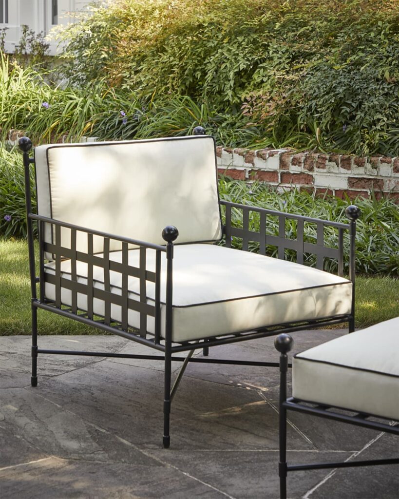 wrought iron outdoor furniture