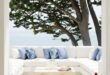 white outdoor furniture