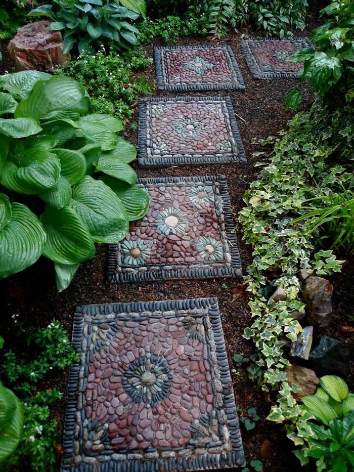 Enhance Your Garden Pathway with Beautiful Stepping Stones