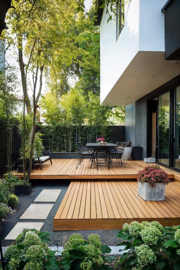 backyard deck