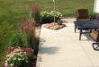 landscaping around patio