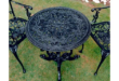 round garden table