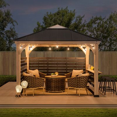 wood gazebo