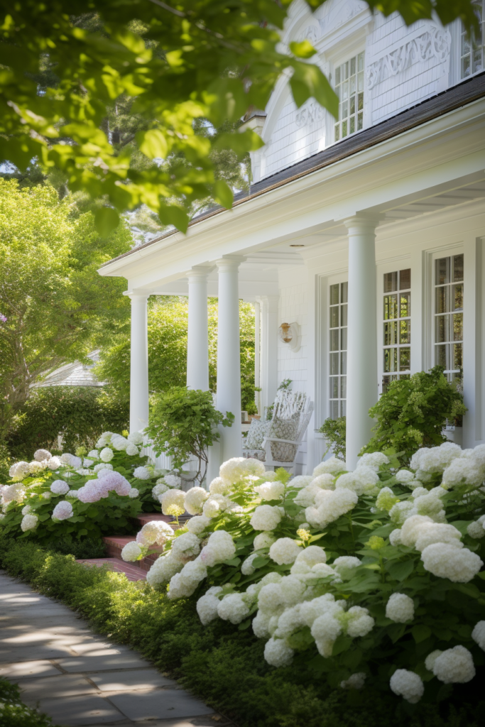 landscaping near house