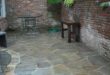 flagstone patio design