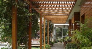 wooden pergola