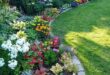 landscaping in front of porch