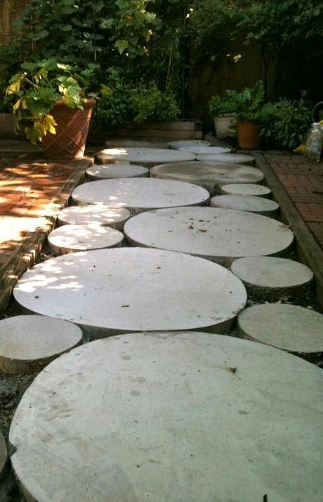 concrete stepping stones