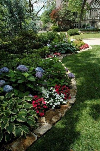 Enhancing Your Home’s Curb Appeal with Rock-edged Flower Beds