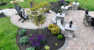 landscaping around patio