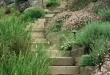 landscaping steps on a slope