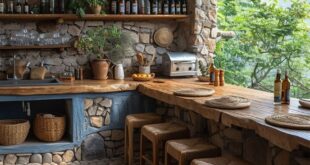 outdoor kitchen