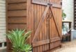 wooden storage sheds