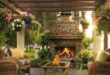 outdoor fireplace designs