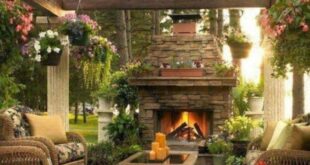 outdoor fireplace designs