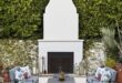 outdoor fireplace designs