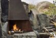 outdoor fireplace designs