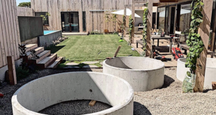 garden planter concrete