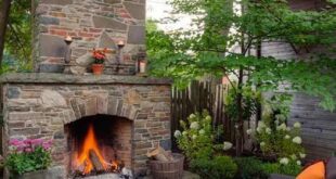 outdoor fireplace designs