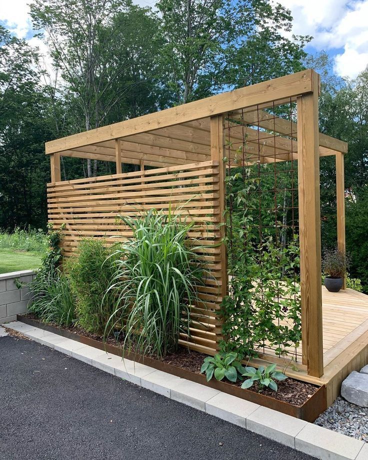 small garden pergola