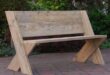 wooden garden benches